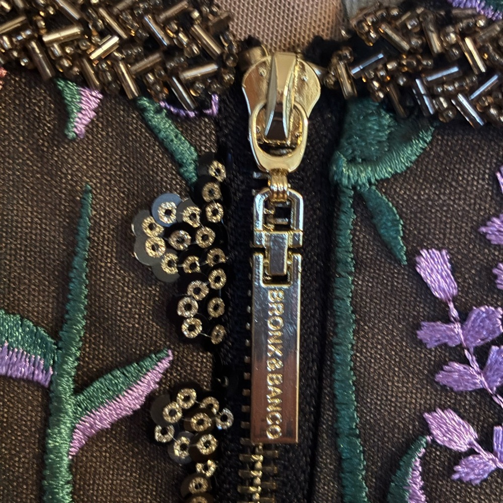 Bronx & Banco Melia Stunning Floral Beaded Anthropologie SOLD OUT NWOT$990 - Picture 9 of 12